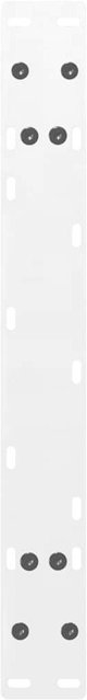 vidaXL Nogi do stolika kawowego, 2 szt., biale, 60x(30-31) cm, stal