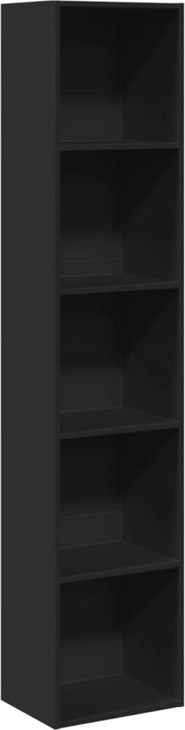 vidaXL Βιβλιοθήκη Μαύρη 40x30x189 cm από Υλικό Ξυλείας
