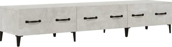 vidaXL Szafka pod TV, szarosc betonu, 150x34,5x30 cm