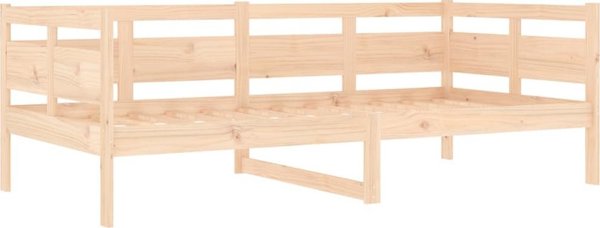 vidaXL Ημέρας κρεβάτι από μασίφ πεύκο, 90x190 cm