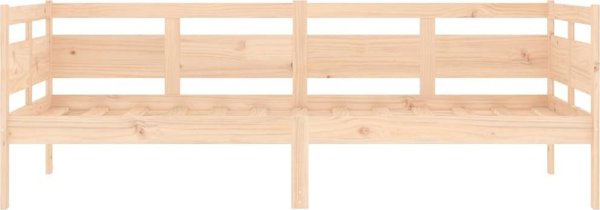 vidaXL Ημέρας κρεβάτι από μασίφ πεύκο, 90x190 cm