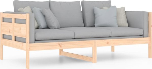 vidaXL Ημέρας κρεβάτι από μασίφ πεύκο, 90x190 cm