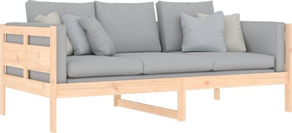 vidaXL Ημέρας κρεβάτι από μασίφ πεύκο, 90x190 cm