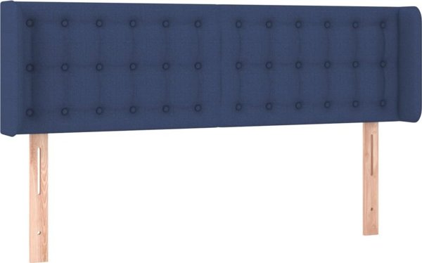 vidaXL Κεφαλάρι uszak, μπλε, 147x16x78/88 cm, ύφασμα