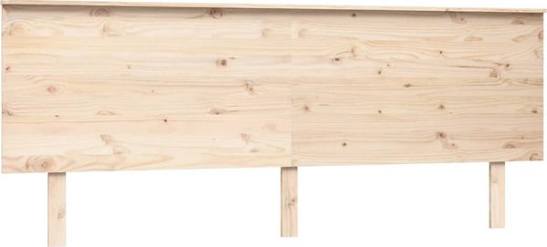 vidaXL Κεφαλάρι Κρεβατιού, 204x6x82,5 cm, Μασίφ Πεύκο