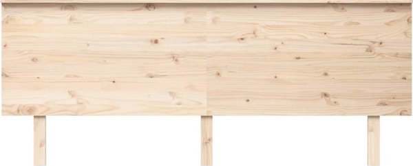 vidaXL Κεφαλάρι Κρεβατιού, 204x6x82,5 cm, Μασίφ Πεύκο