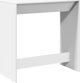vidaXL Σκαμπό μπαρ, λευκό, 102x50x103,5 εκ, ξυλώδες υλικό