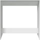 vidaXL Σκαμπό μπαρ, λευκό, 102x50x103,5 εκ, ξυλώδες υλικό