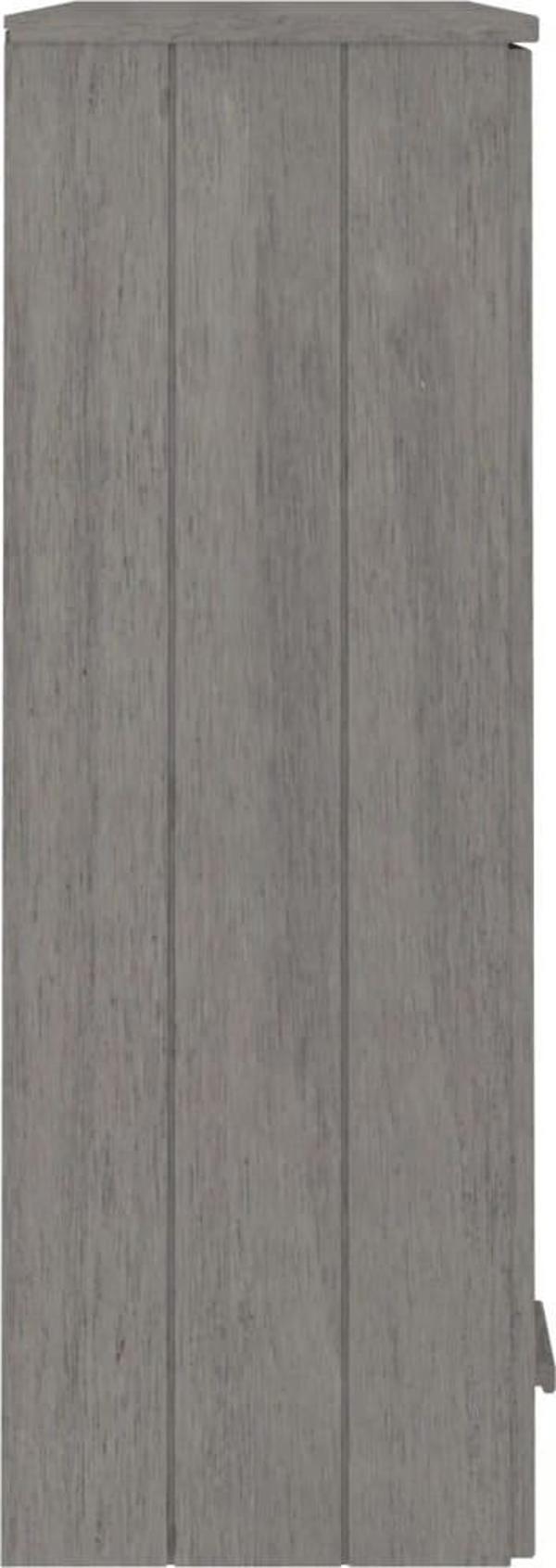 vidaXL Nadstawka do kredensu, jasnoszara, 85x35x100 cm, drewno sosnowe