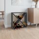 vidaXL vidaXL Szafka na wino, szara, 62x25x62 cm, lite drewno sosnowe