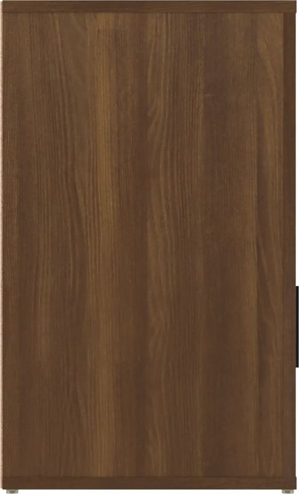 vidaXL Szafka nocna, brazowy dab, 50x36x60 cm