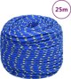 vidaXL Ναυτική γραμμή μπλε, 6 mm, 25 m, πολυπροπυλένιο