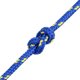 vidaXL Ναυτική γραμμή μπλε, 6 mm, 25 m, πολυπροπυλένιο