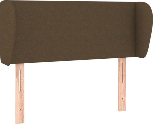 vidaXL Κεφαλάρι uszak, σκούρο καφέ, 83x23x78/88 cm, ύφασμα