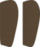 vidaXL Κεφαλάρι uszak, σκούρο καφέ, 83x23x78/88 cm, ύφασμα