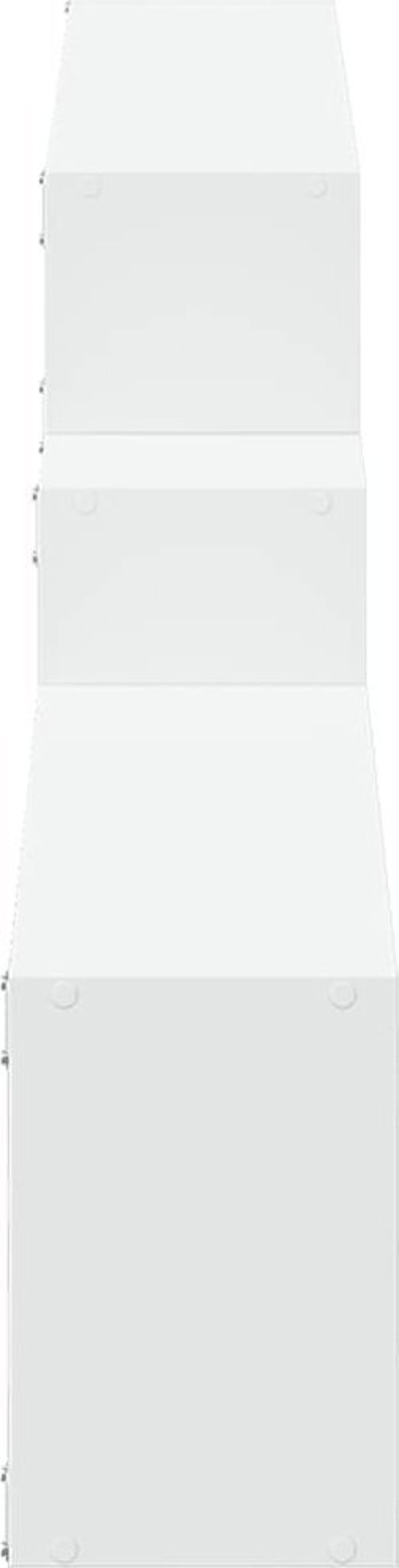 vidaXL Ράφι τοίχου, 158x18x53 εκ, λευκό, σύνθετο υλικό ξύλου