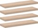vidaXL Polki 4 szt 80x23,5x4 cm material drewnopochodny