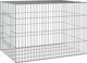 vidaXL Κλουβί για κουνέλι, 78x54x54 εκ, γαλβανιζέ σίδηρος