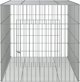 vidaXL Κλουβί για κουνέλι, 78x54x54 εκ, γαλβανιζέ σίδηρος