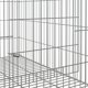 vidaXL Κλουβί για κουνέλι, 78x54x54 εκ, γαλβανιζέ σίδηρος