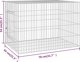 vidaXL Κλουβί για κουνέλι, 78x54x54 εκ, γαλβανιζέ σίδηρος