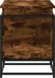 vidaXL Skrzynia z pokrywa, przydymiony dab, 100x40x51,5 cm