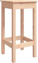 vidaXL Σκαμπό μπαρ 2 τεμ. 40x40x78 cm από μασίφ πεύκο