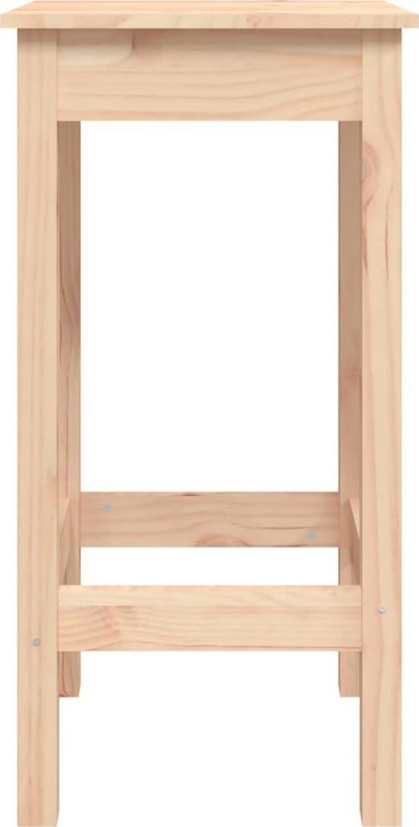 vidaXL Σκαμπό μπαρ 2 τεμ. 40x40x78 cm από μασίφ πεύκο