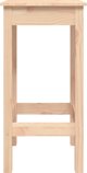vidaXL Σκαμπό μπαρ 2 τεμ. 40x40x78 cm από μασίφ πεύκο