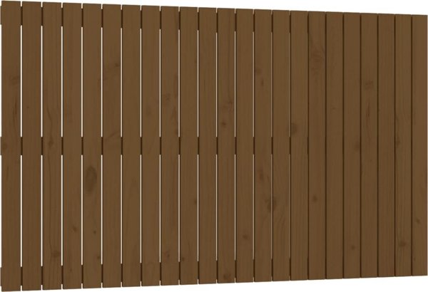 vidaXL Κεφαλάρι κρεβατιού, καρυδί, 147x3x90 cm, μασίφ πεύκο