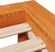 vidaXL Κρεβάτι χωρίς στρώμα, κερωμένο καφέ, 140x200 εκ., πεύκο