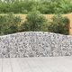 vidaXL Kosze gabionowe, 2 τεμ, 400x30x80/100 εκ, γαλβανισμένο σίδερο