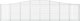 vidaXL Kosze gabionowe, 2 τεμ, 400x30x80/100 εκ, γαλβανισμένο σίδερο