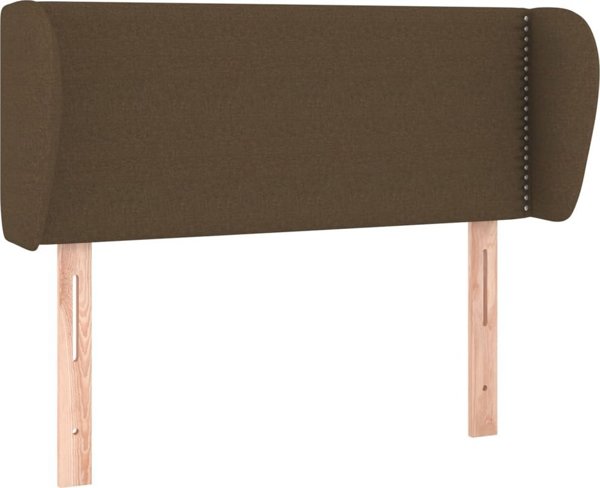 vidaXL Κεφαλάρι uszak, σκούρο καφέ, 103x23x78/88 cm, ύφασμα