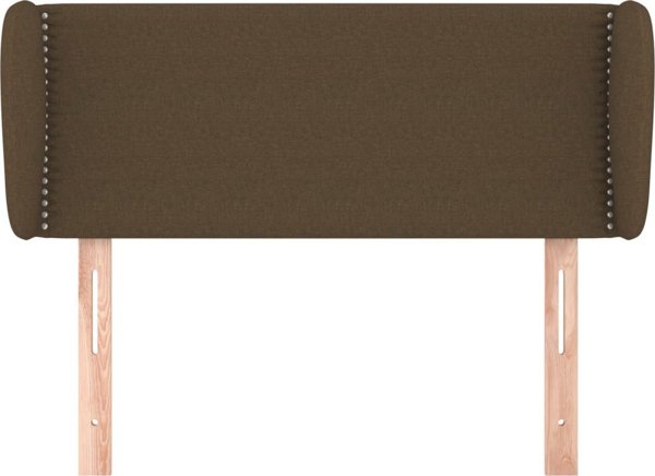 vidaXL Κεφαλάρι uszak, σκούρο καφέ, 103x23x78/88 cm, ύφασμα