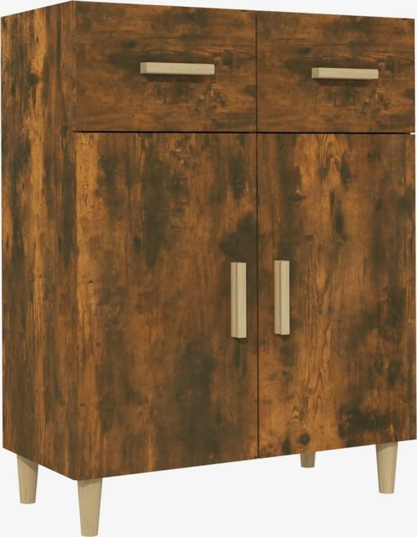 Ντουλάπι vidaXL καπνιστή δρυς, 69,5x34x89 cm, κατασκευή από ξύλο MDF