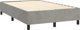 vidaXL Κρεβάτι Continental με Στρώμα, Ανοιχτό Γκρι, 120x190 cm, Βελούδο