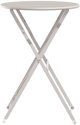 vidaXL Πτυσσόμενο τραπέζι Bistro Μπεζ 50x71 cm από βαμμένο ατσάλι