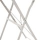 vidaXL Πτυσσόμενο τραπέζι Bistro Μπεζ 50x71 cm από βαμμένο ατσάλι