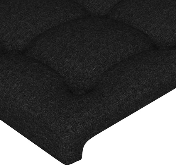 vidaXL κεφαλάρι τύπου uszak, μαύρο, 103x16x78/88 εκ., ύφασμα