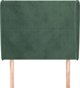 vidaXL κεφαλάρι uszak 83x23x118/128 cm, ακαταμαβή σκούρο πράσινο
