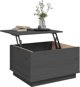 vidaXL vidaXL Stolik kawowy, szary, 60x50x35 cm, lite drewno sosnowe