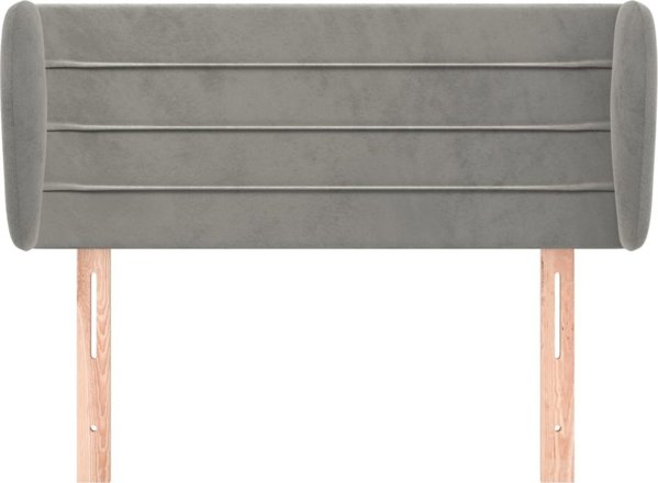vidaXL Κεφαλάρι τύπου uszak, ανοιχτο γκρι, 103x23x78/88 εκ., αψαμιτι