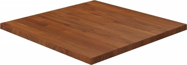 vidaXL Kwadratowy blat do stolika, ciemnobrazowy, 60x60x2,5 cm, debowy