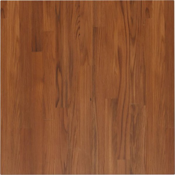 vidaXL Kwadratowy blat do stolika, ciemnobrazowy, 60x60x2,5 cm, debowy
