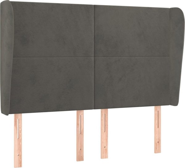 Κεφαλάρι uszak 147x23x118/128 cm, ακαταμαβή σκούρο γκρι