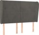 Κεφαλάρι uszak 147x23x118/128 cm, ακαταμαβή σκούρο γκρι