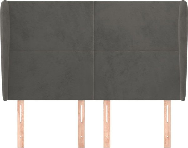 Κεφαλάρι uszak 147x23x118/128 cm, ακαταμαβή σκούρο γκρι