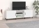 vidaXL Έπιπλο TV, λευκό, 150x30x50 εκ., υλικό ξύλου