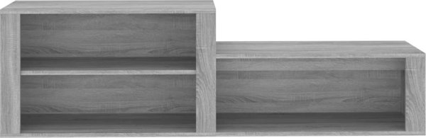 vidaXL Szafka για παπούτσια, γκρι δρυς Sonoma, 150x35x45 cm